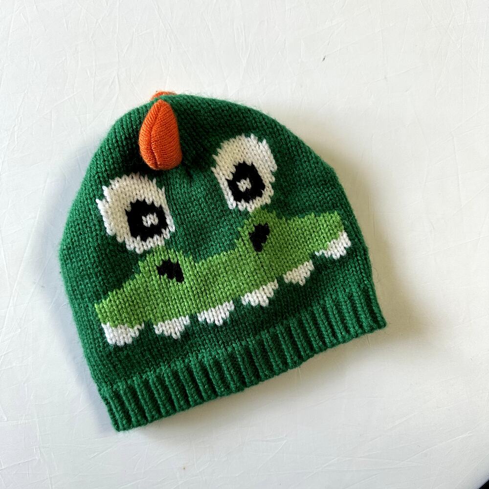 Toddler Dinosaur Knit Beanie